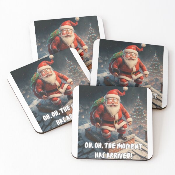 Artikelvorschau, Santa's Arrival Tee und mehr: Festliche Schornsteinszene entworfen und verkauft von TeeAauthenticF.