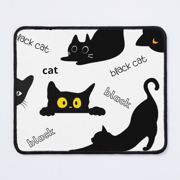 Item preview, happy black cats in various cute guises. designed and sold by esao.