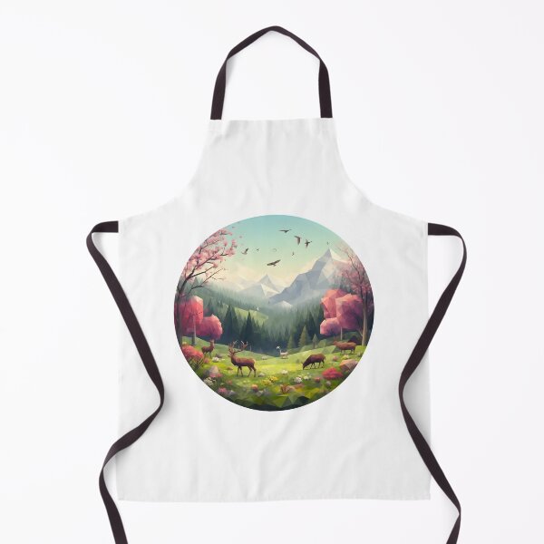 Item preview, Bosque Primaveral abstracta Low poly designed and sold by SebastianArt75.