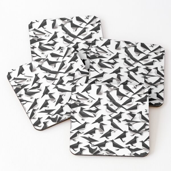 Item preview, Origami Art - Magical Murmuration: A Gathering of Many Magpies designed and sold by ArtfulFolds.