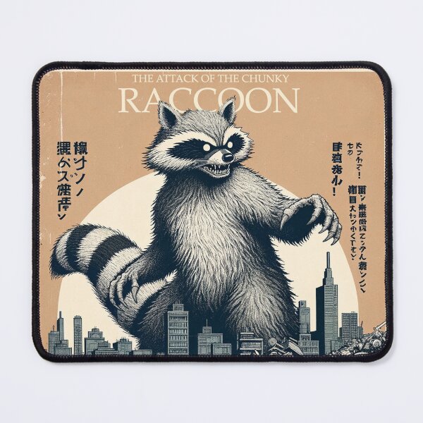 Item preview, The attack of the raccoon designed and sold by CoquerelleStore.