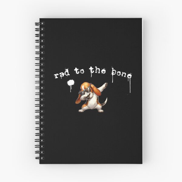 Item preview, rad to the bone (white text} designed and sold by Doug's Landing.
