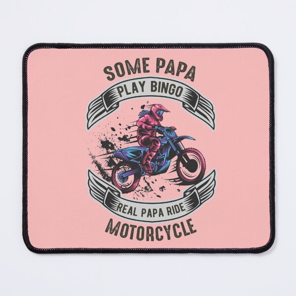 Item preview, Real Papa rides Motorcycle Biker Lifestyle designed and sold by Sunnyhova.