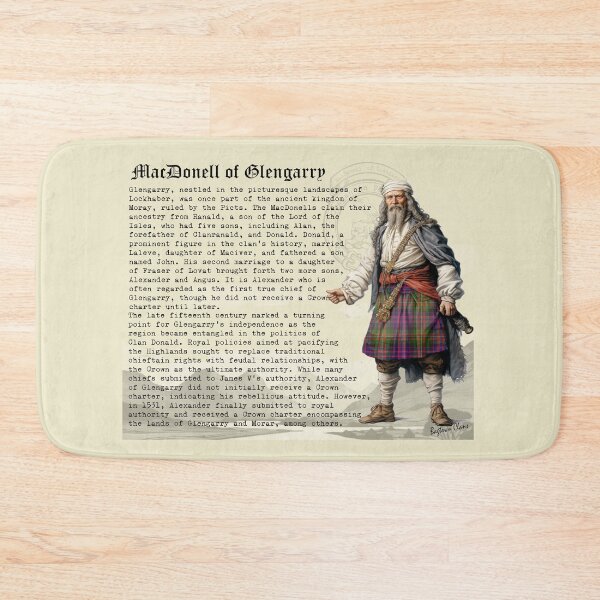 Item preview, MacDonell of Glengarry Scottish Clan History  designed and sold by BagTown Clans.