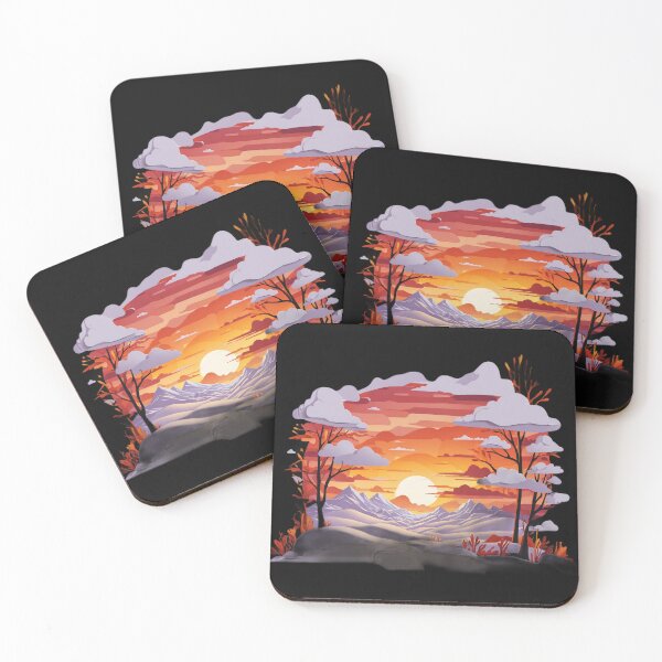 Item preview, Sunset in Snow designed and sold by Style-Pro.