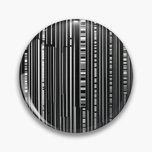 Item preview, White Barcode Art Pattern designed and sold by Simplybe1.
