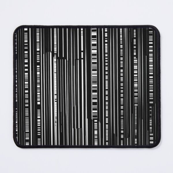 Item preview, White Barcode Art Pattern designed and sold by Simplybe1.