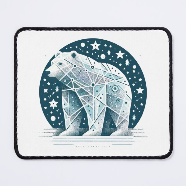 Item preview, Geometric Polar Bear designed and sold by MusesWhispers.
