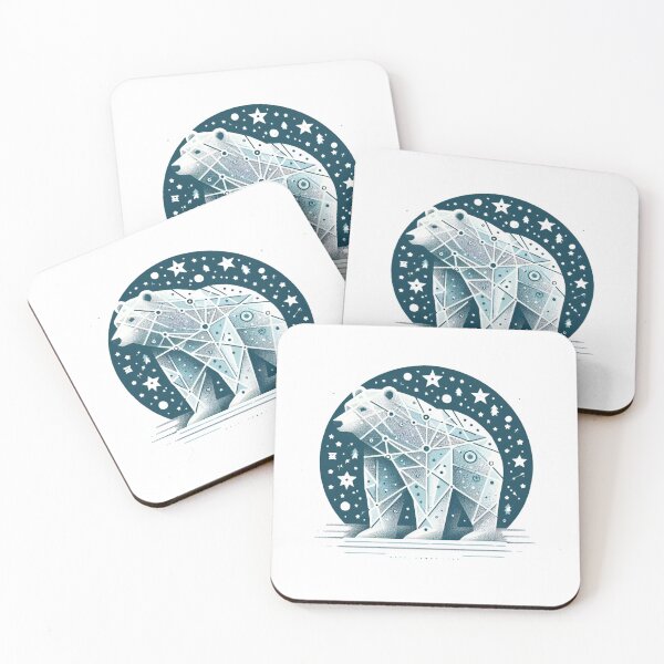 Item preview, Geometric Polar Bear designed and sold by MusesWhispers.
