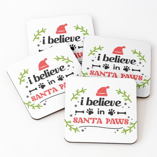 Item preview, I BELIVE IN SANTA PAWS designed and sold by PRINYOS.