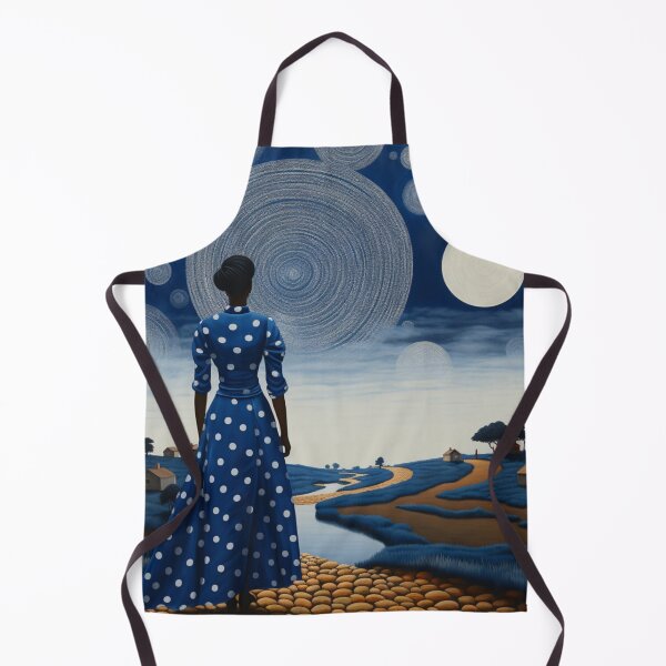 Item preview, Woman In a Blue fram designed and sold by DesignVistaHub.