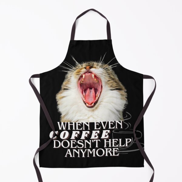 Item preview, Yawning cat | When even coffee no longer helps | by Paypdaypilot designed and sold by Paydaypilot.