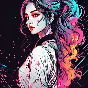 Artwork thumbnail, Neon Rouge by SilverSunStudio