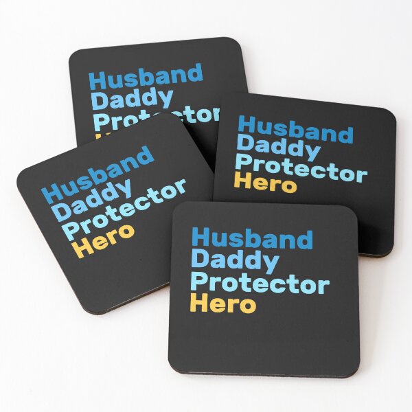 Item preview, Husband Daddy Protector Hero designed and sold by designstoriesMK.