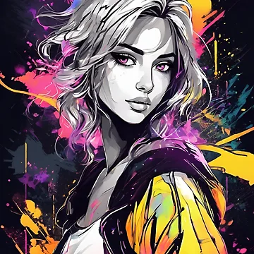 Artwork thumbnail, Neon Rouge II by SilverSunStudio