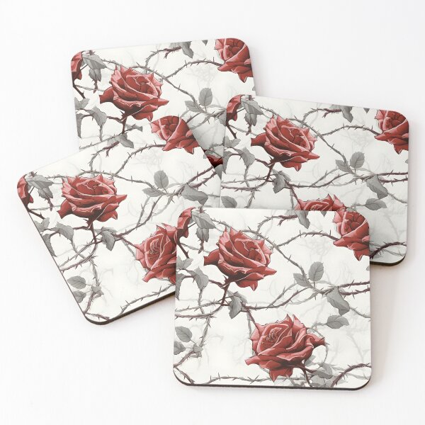 Item preview, Barbed Wire Roses designed and sold by Pixel-Lair.