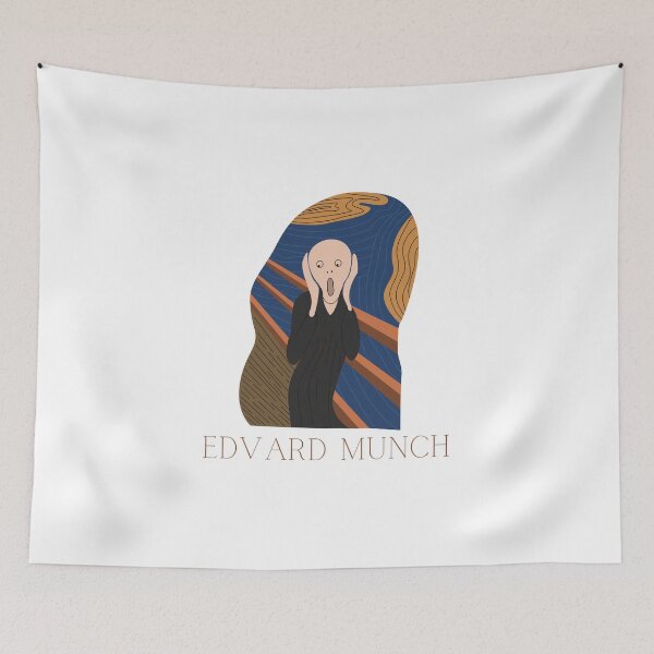 Aperçu de l'œuvre Conception inspirée de Munch créée et vendue par Freya Store.