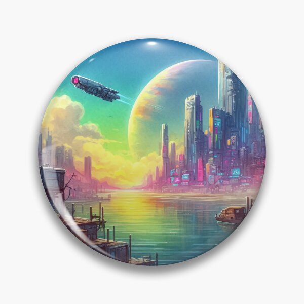 Item preview, Costa de la ciudad Cyberpunk designed and sold by OFDesignGallery.
