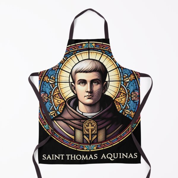 Item preview, Saint Thomas Aquinas Patron Saint of Students and Schools designed and sold by ClassicRetroism.