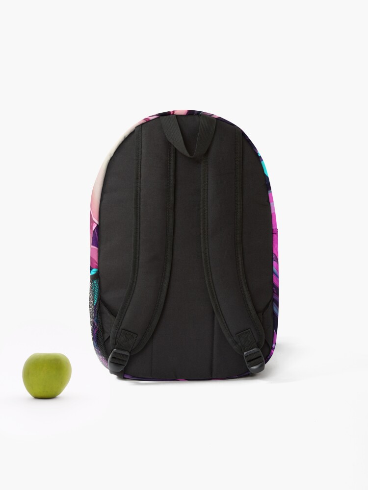 Thumbnail 2 of 3, Backpack, Splattered In Paint designed and sold by SilverSunStudio.