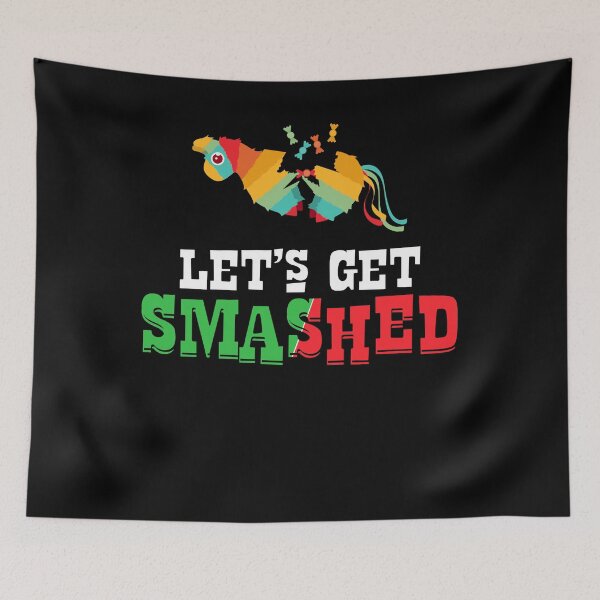 Item preview, Funny Cinco De Mayo Shirt, Let's Get Smashed Drinking Party designed and sold by 14thFloor.