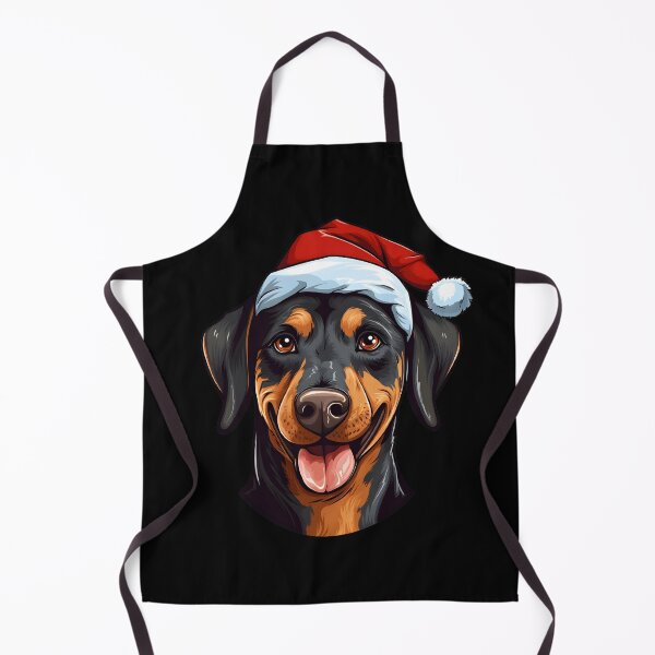 Item preview, Colorful Kawaii Santa Dobermann designed and sold by Leonardo Palumbo.