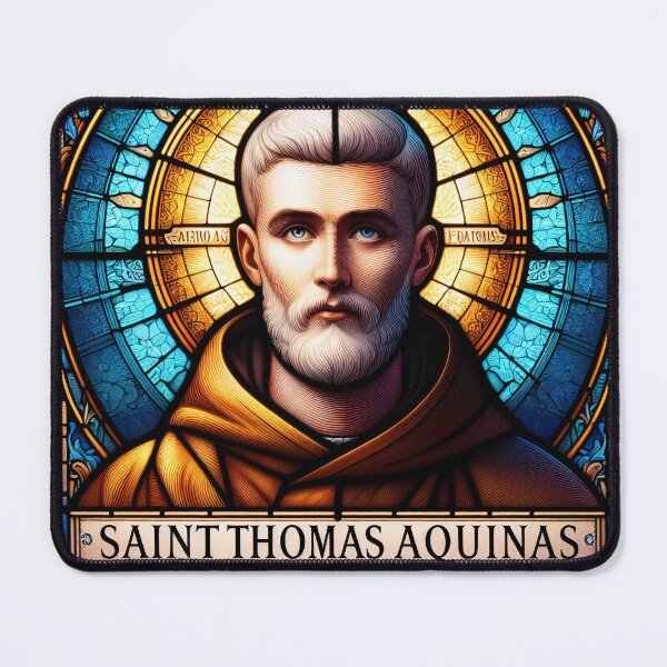 Item preview, Saint Thomas Aquinas Patron Saint of Students and Schools designed and sold by ClassicRetroism.