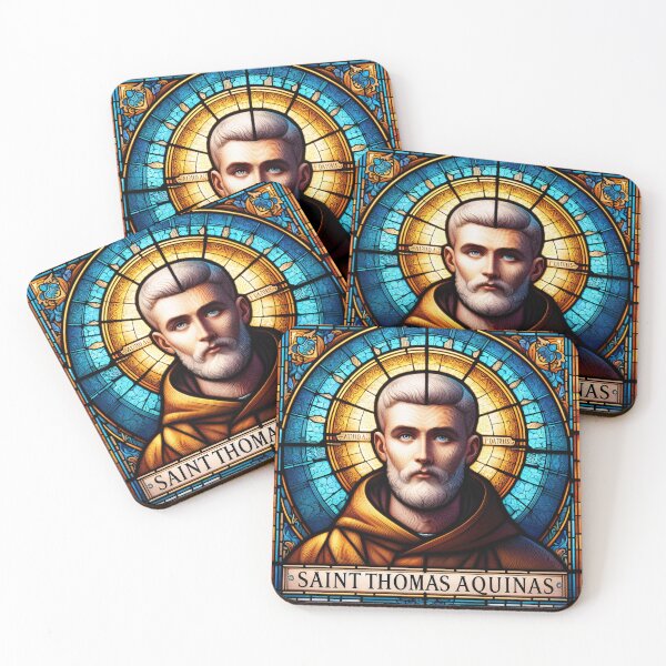 Item preview, Saint Thomas Aquinas Patron Saint of Students and Schools designed and sold by ClassicRetroism.