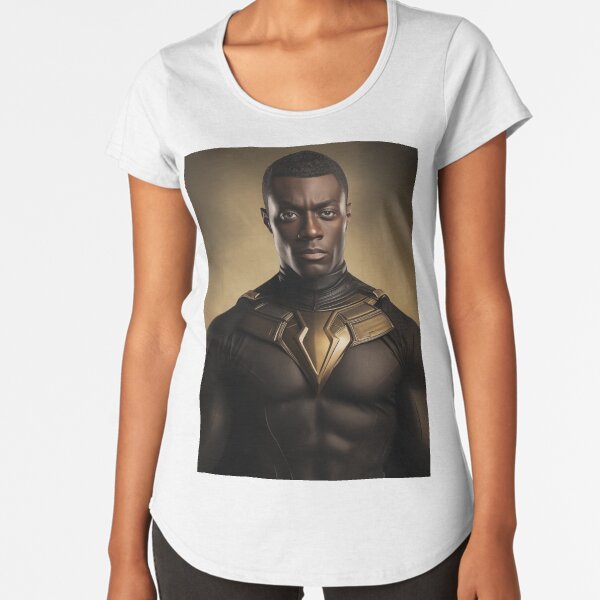 Black top superhero shirt