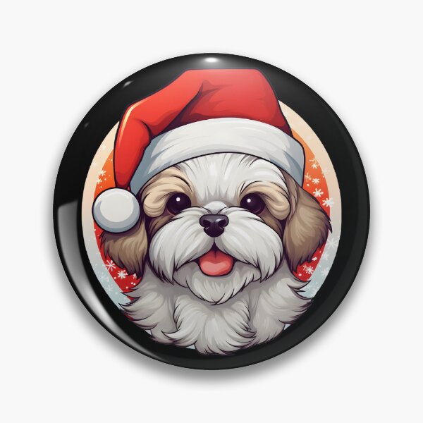 Item preview, Colorful Kawaii Santa Shichon designed and sold by Leonardo Palumbo.