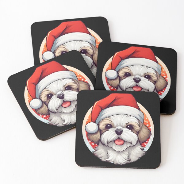 Item preview, Colorful Kawaii Santa Shichon designed and sold by Leonardo Palumbo.