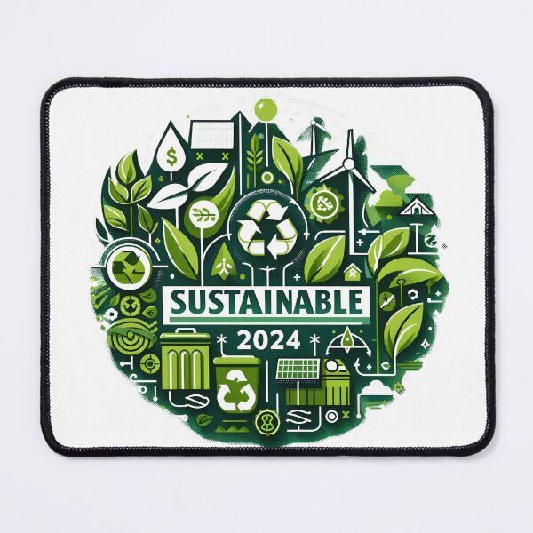Item preview, Sustainable 2024 - Eco-Friendly Future designed and sold by KNAA.