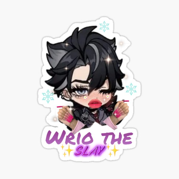 Wrio the ✨️Slay✨️ Yassified Wriothesley Genshin Impact Sticker