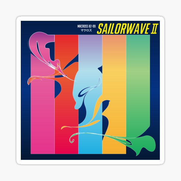 Macross 82-99 Sailorwave II Fan Art Sticker by cuisi