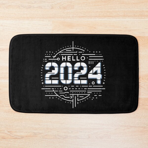 Item preview, Hello 2024 - Futuristic New Year Greeting designed and sold by KNAA.