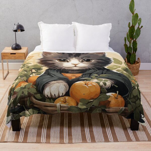 Item preview, Cat with oranges designed and sold by Haramana.