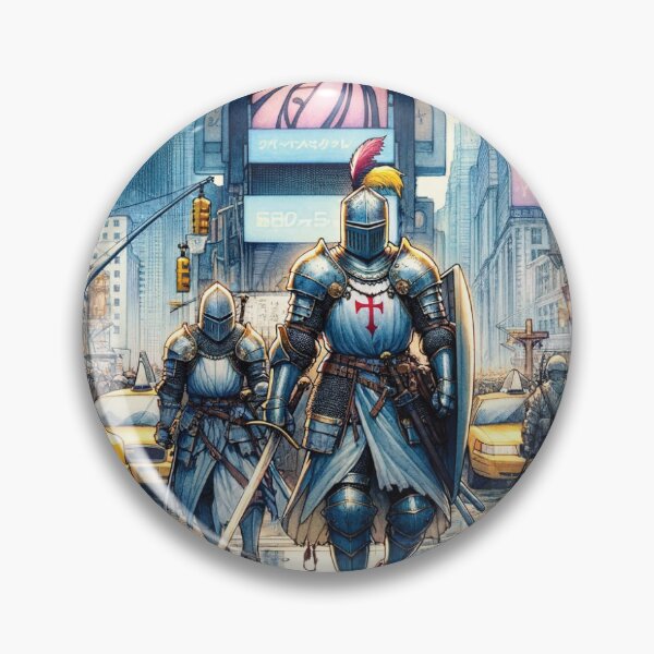 Item preview, Knights Amid Neon designed and sold by Best-Kept.