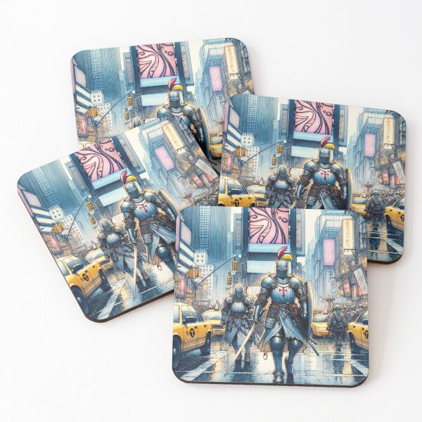 Item preview, Knights Amid Neon designed and sold by Best-Kept.