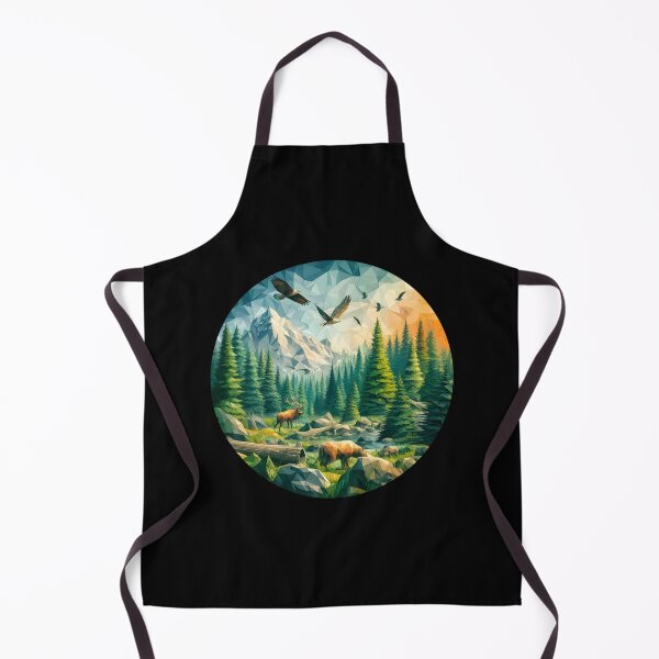 Item preview, Bosque al Atardecer Low Poly designed and sold by SebastianArt75.