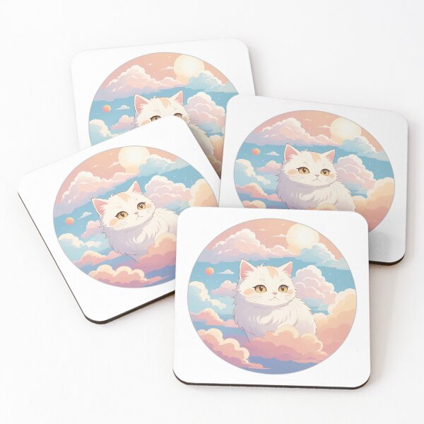 Item preview, Anime Cat Cloud Art designed and sold by PaperAI.