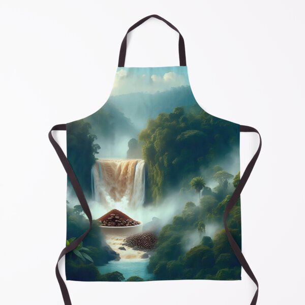 Item preview, Coffee Cascade: Jungle Serenity designed and sold by AI-Only Creations.