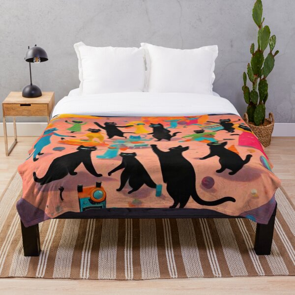Item preview, Space Jam de gatos negros designed and sold by Steph Anne Best.