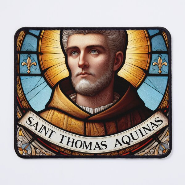 Item preview, Saint Thomas Aquinas Patron Saint of Students and Schools designed and sold by ClassicRetroism.