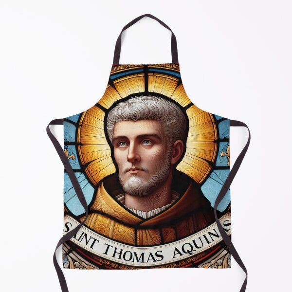 Item preview, Saint Thomas Aquinas Patron Saint of Students and Schools designed and sold by ClassicRetroism.