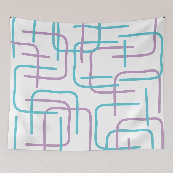 Item preview, Lilac Cat Lines designed and sold by radgedesign.