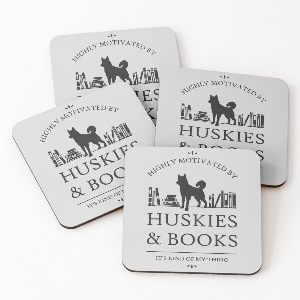 Item preview, Highly Motivated by Huskies and Books designed and sold by RycoTokyo81.