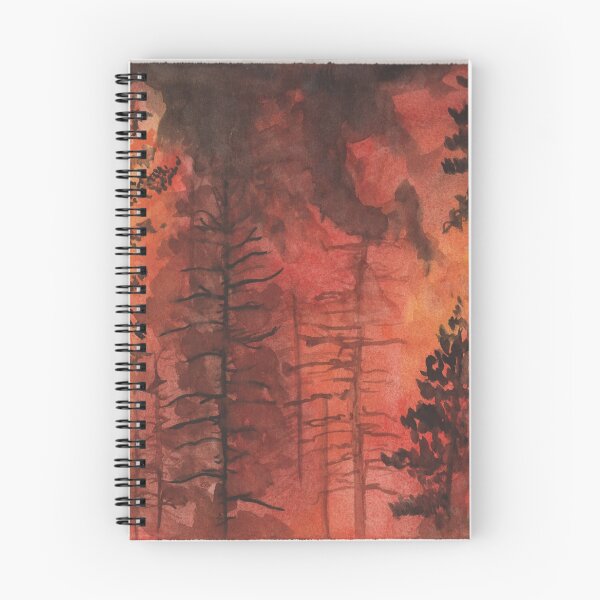 Item preview, the Burn watercolor fine art print designed and sold by zyurelaie.