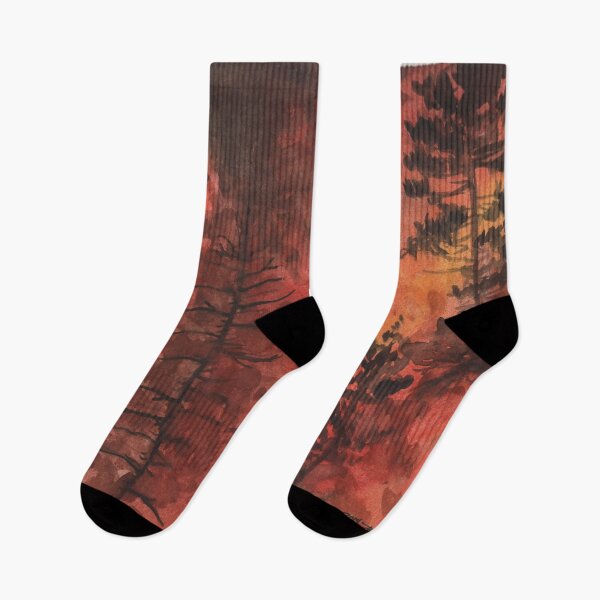 Item preview, the Burn watercolor fine art print designed and sold by zyurelaie.