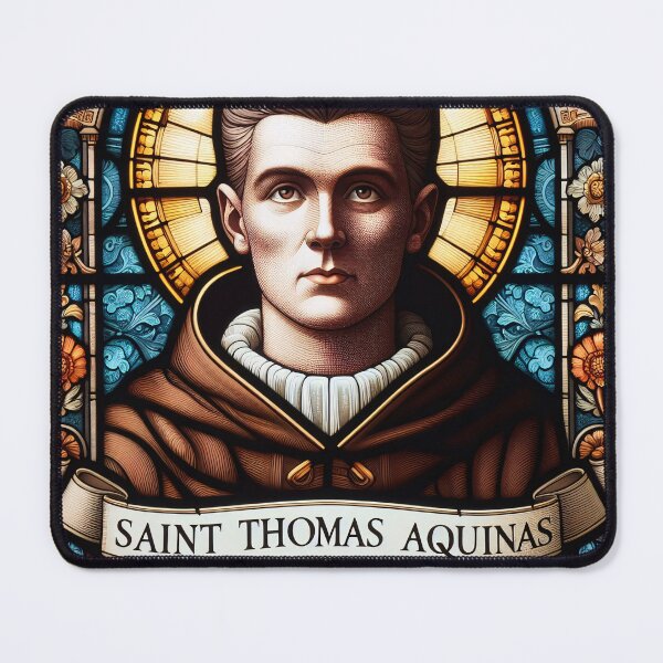 Item preview, Saint Thomas Aquinas Patron Saint of Students and Schools designed and sold by ClassicRetroism.
