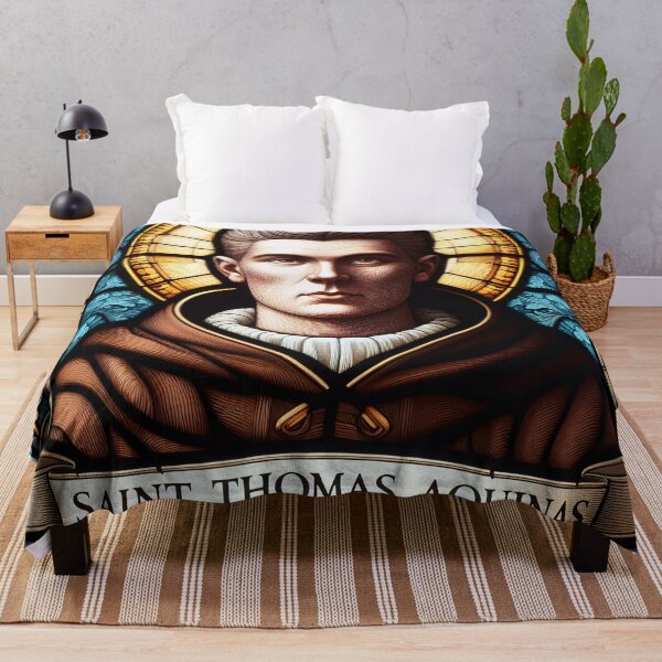 Item preview, Saint Thomas Aquinas Patron Saint of Students and Schools designed and sold by ClassicRetroism.